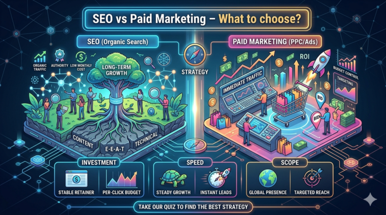 SEO vs Paid Marketing &ndash; What&rsquo;s right for businesses?