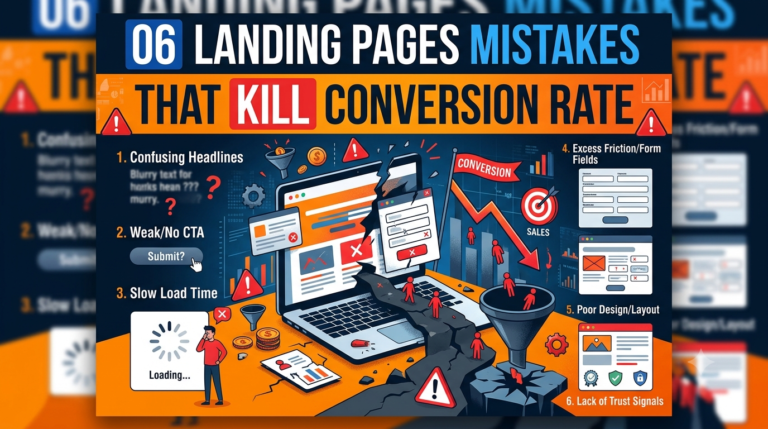 06 Landing Pages Mistakes That Kill Conversion Rate